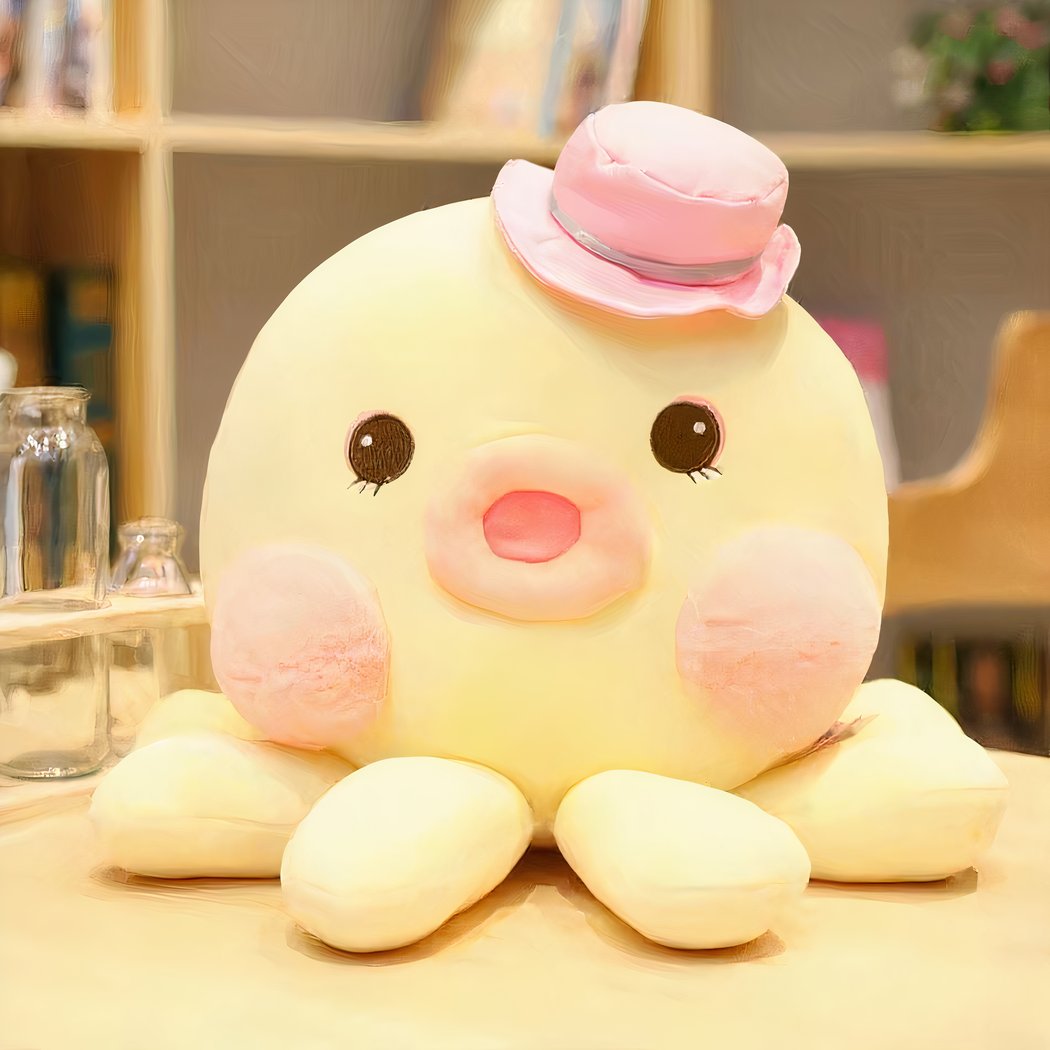 Peluche pieuvre Kawaii