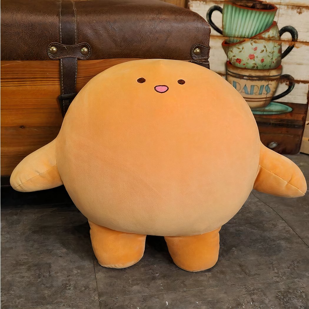 Peluche pieuvre Kirby orange