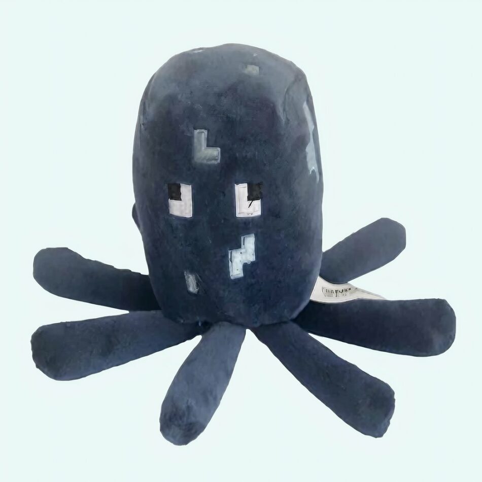 Peluche poulpe Minecraft