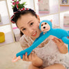 Peluche singe kawaii longue queue bleue