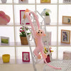 Peluche singe kawaii longue queue rose
