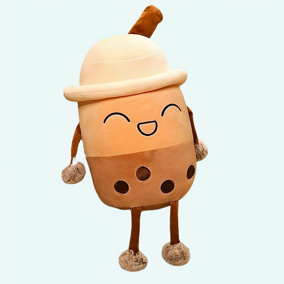 Peluche Bubble Tea Boba rieur