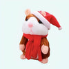 Peluche Hamster parlant Père Noël
