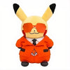 Peluche Pikachu avec costume rouge