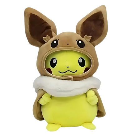 Peluche Pikachu déguisé en Evoli