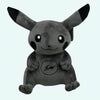 Peluche Pikachu noir
