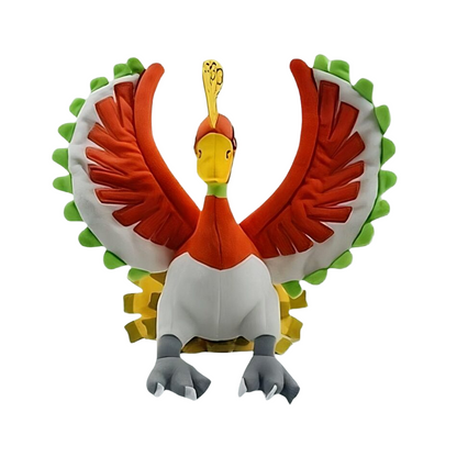 Peluche Pokémon Ho-Oh Vert