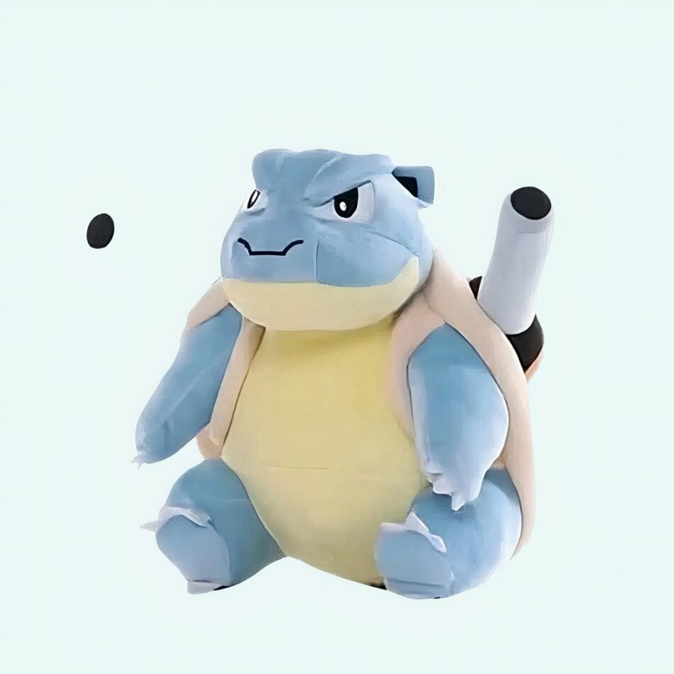 Peluche Tortank Pokemon prêt pour défendre