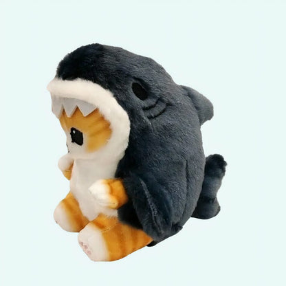 Peluche chaton requin pendentif