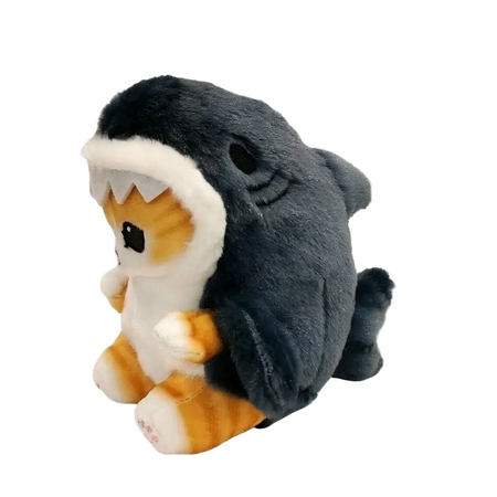 Peluche chaton requin pendentif