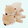 Peluche chien Shiba beige