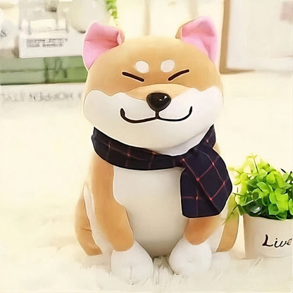 Peluche chien marron trop mignonne