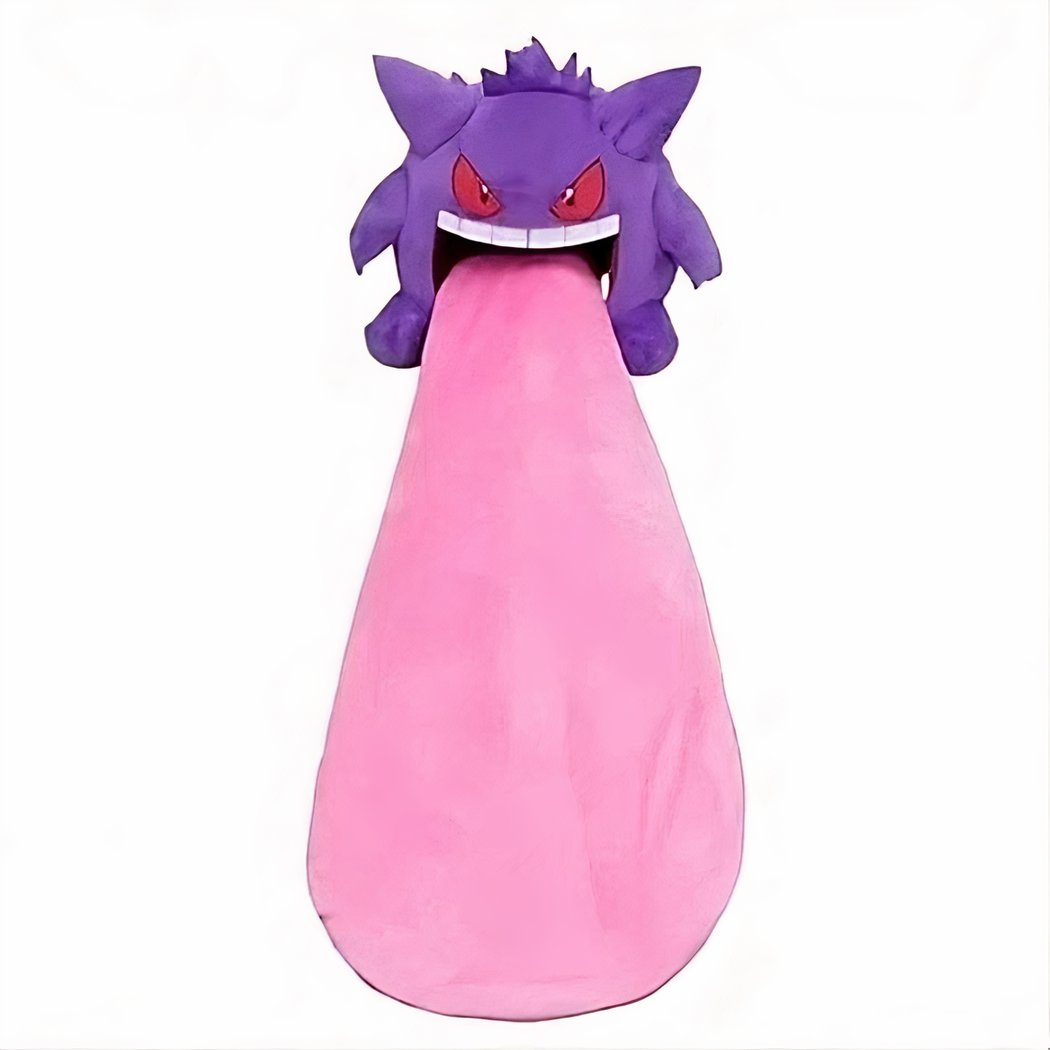 Peluche ectoplasma GEANTE qui tire la langue