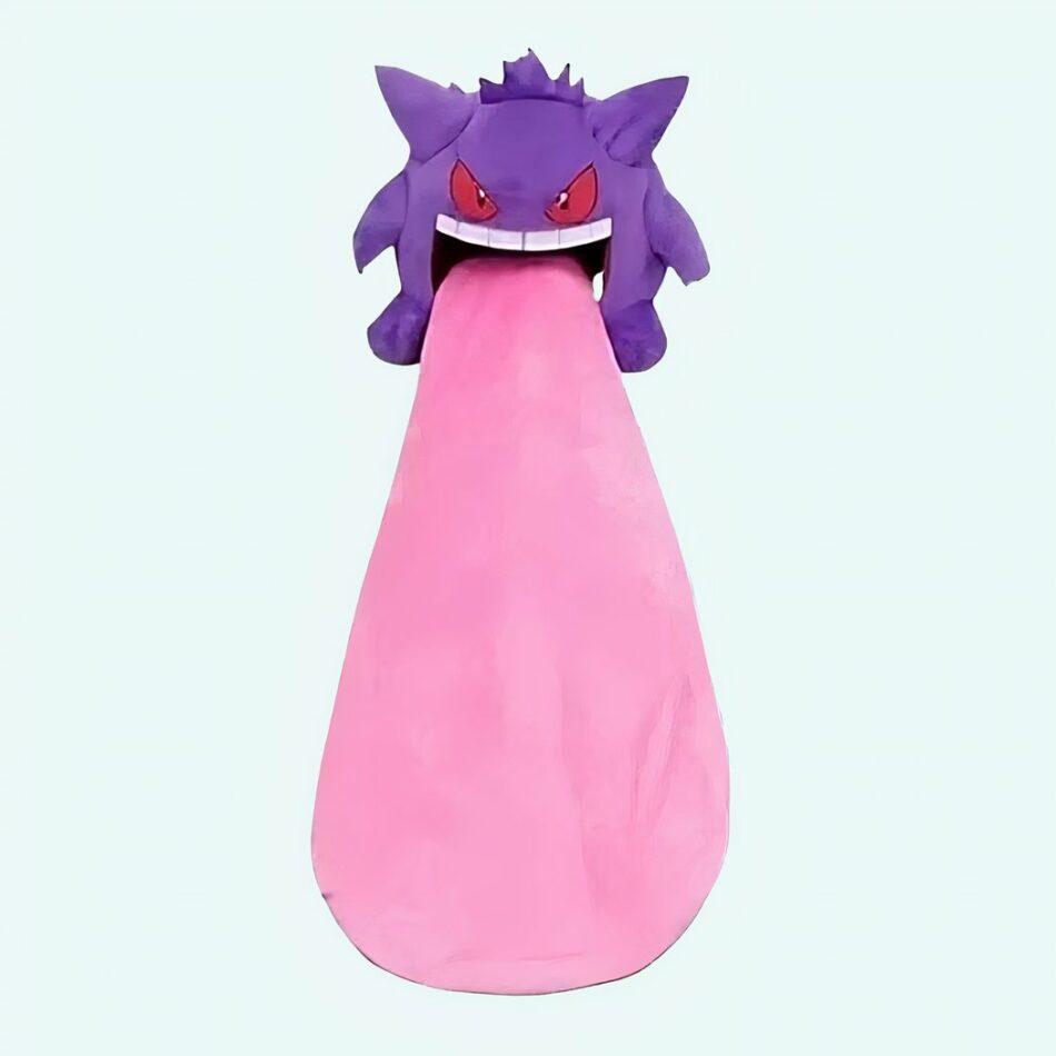Peluche ectoplasma GEANTE qui tire la langue