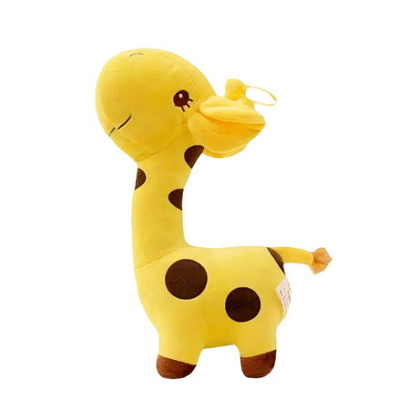 Peluche girafe toute mignonne jaune