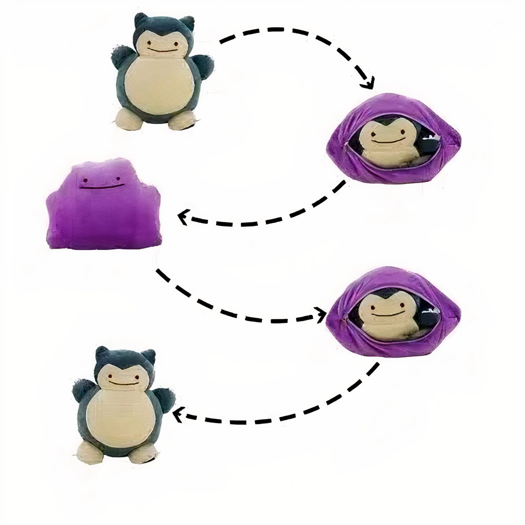 Peluche oreiller réversible Ronflex