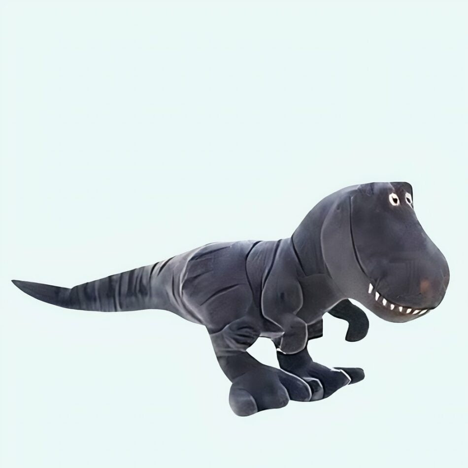 Peluche tyrannosaure adorable grise