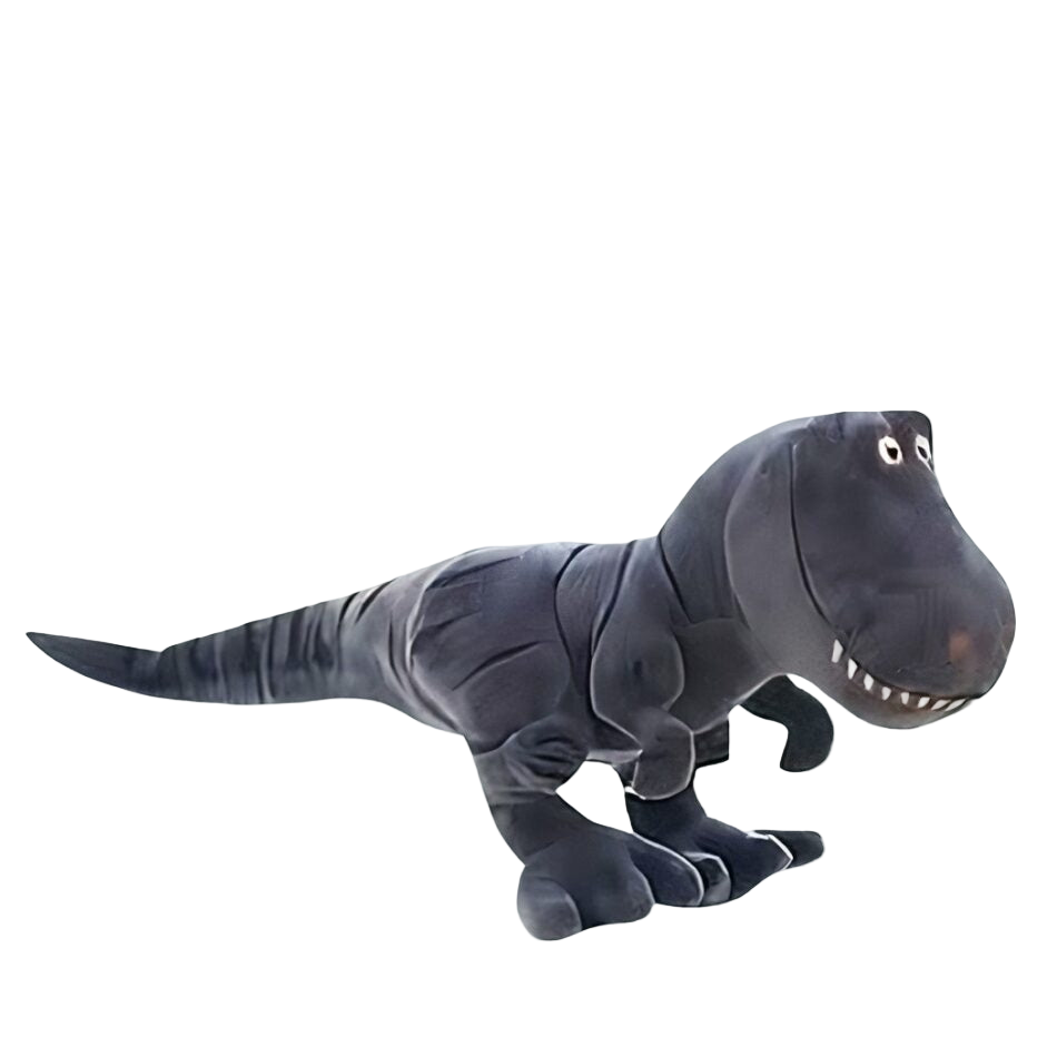 Peluche tyrannosaure adorable grise