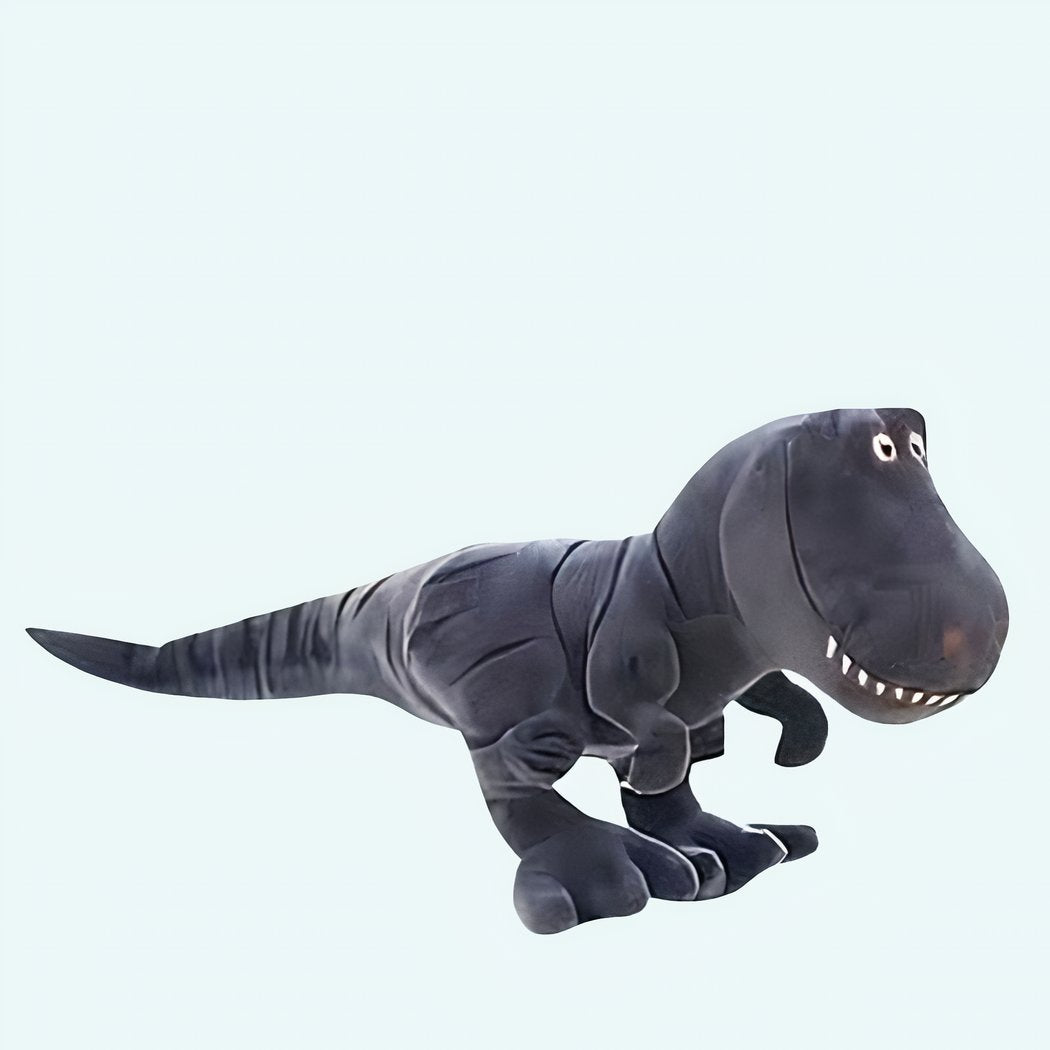 Peluche tyrannosaure adorable grise