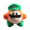 Petite peluche Kawaii Kirby déguisé en Luigi