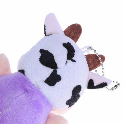 Peluche petite vache porte-clés
