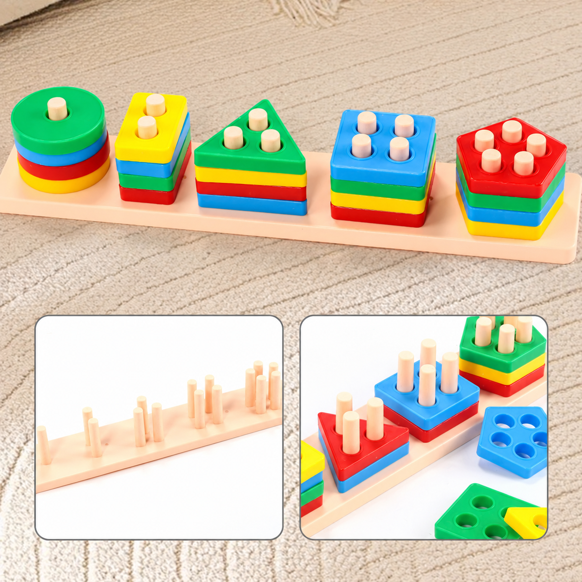Jeu géométrique Montessori