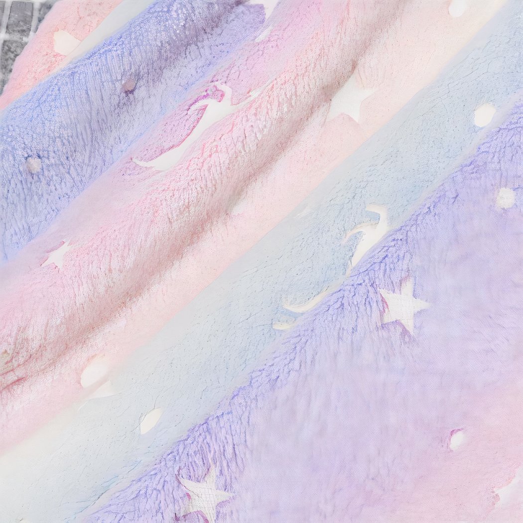 Plaid licorne lumineux