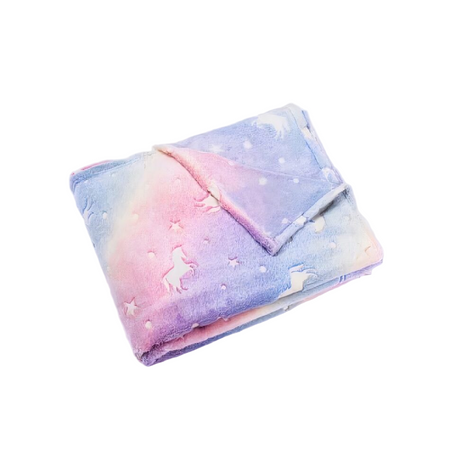 Plaid licorne lumineux