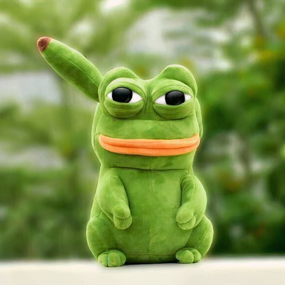 Peluche grenouille Pikachu