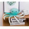 Poulpe mignon en peluche bleue