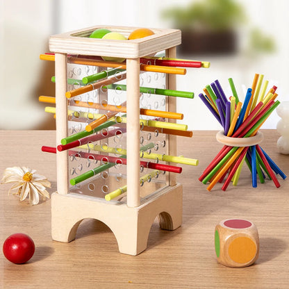 Tour de bâtonnets en bois Montessori