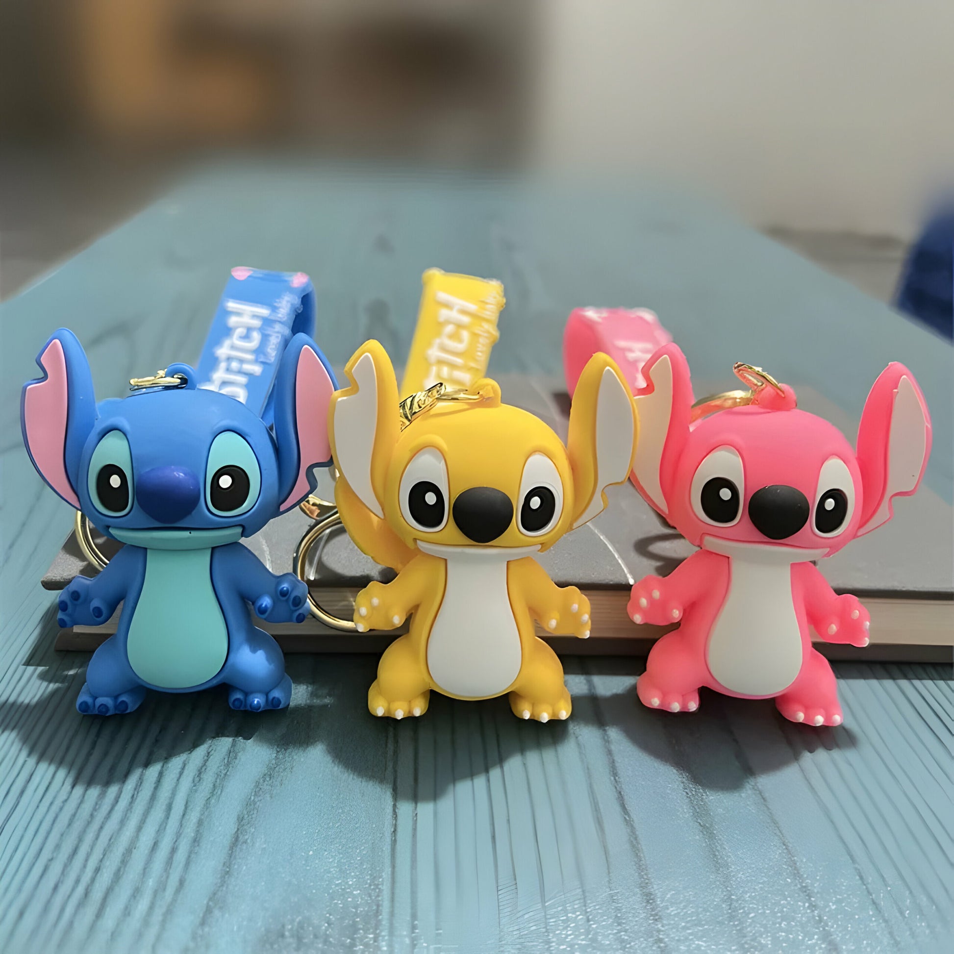 Porte Clé en Silicone Stitch