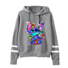 Sweat Gris Stitch Multicolore