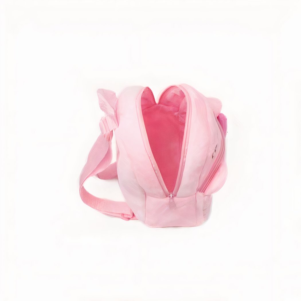 Sac à dos en peluche Hello Kitty rose