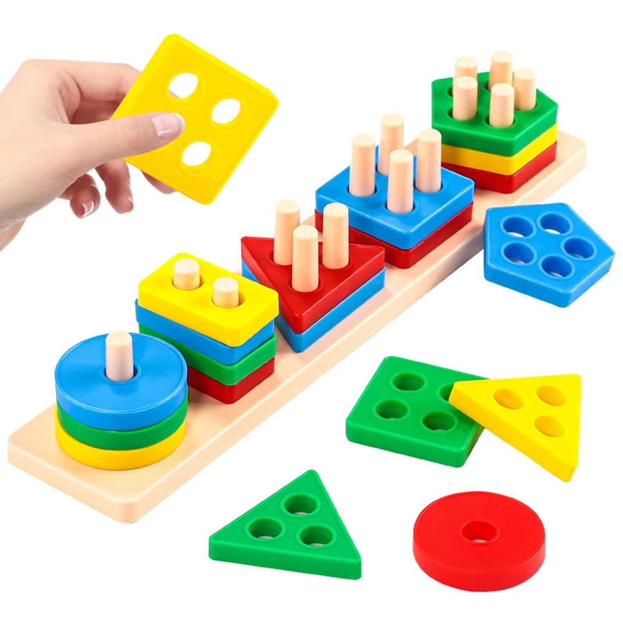 Jeu géométrique Montessori
