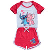 Pyjama Stitch et Angel Rouge Enfant