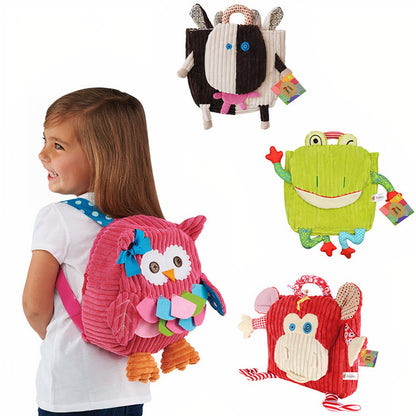 Sac à dos animaux en peluche pour enfant