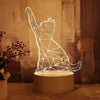 Veilleuse Chat 3D