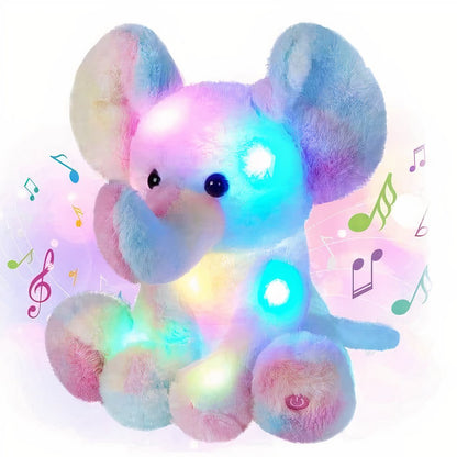 Veilleuse peluche en forme d’éléphant