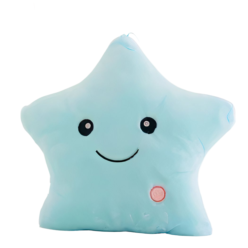 Veilleuse peluche en forme d’étoile lumineux