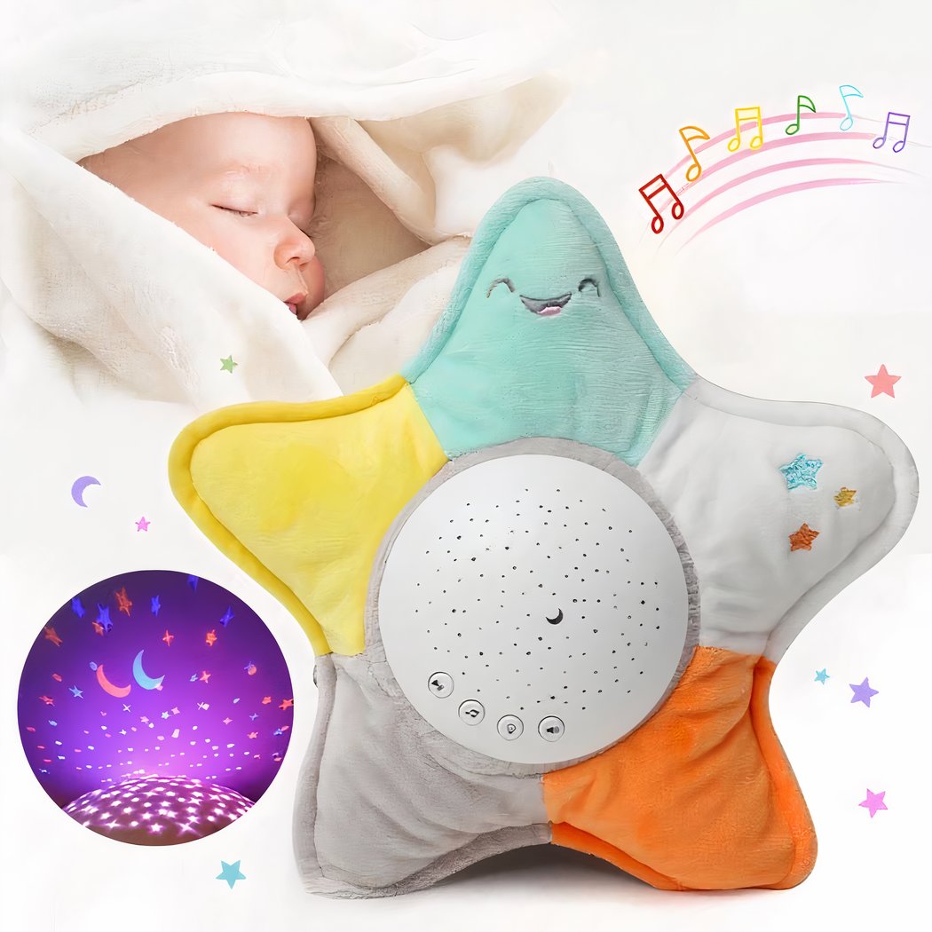 Veilleuse peluche étoile souriante