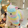 Peluche de lama multicolore