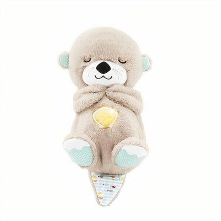 Peluche loutre respirante avec berceuse apaisante
