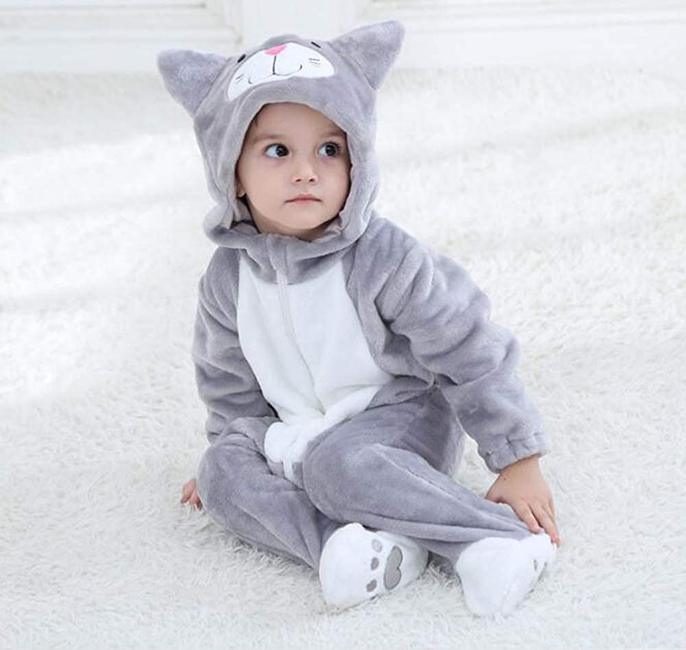 Grenouillère Bébé Chat - Le Royaume du Bébé
