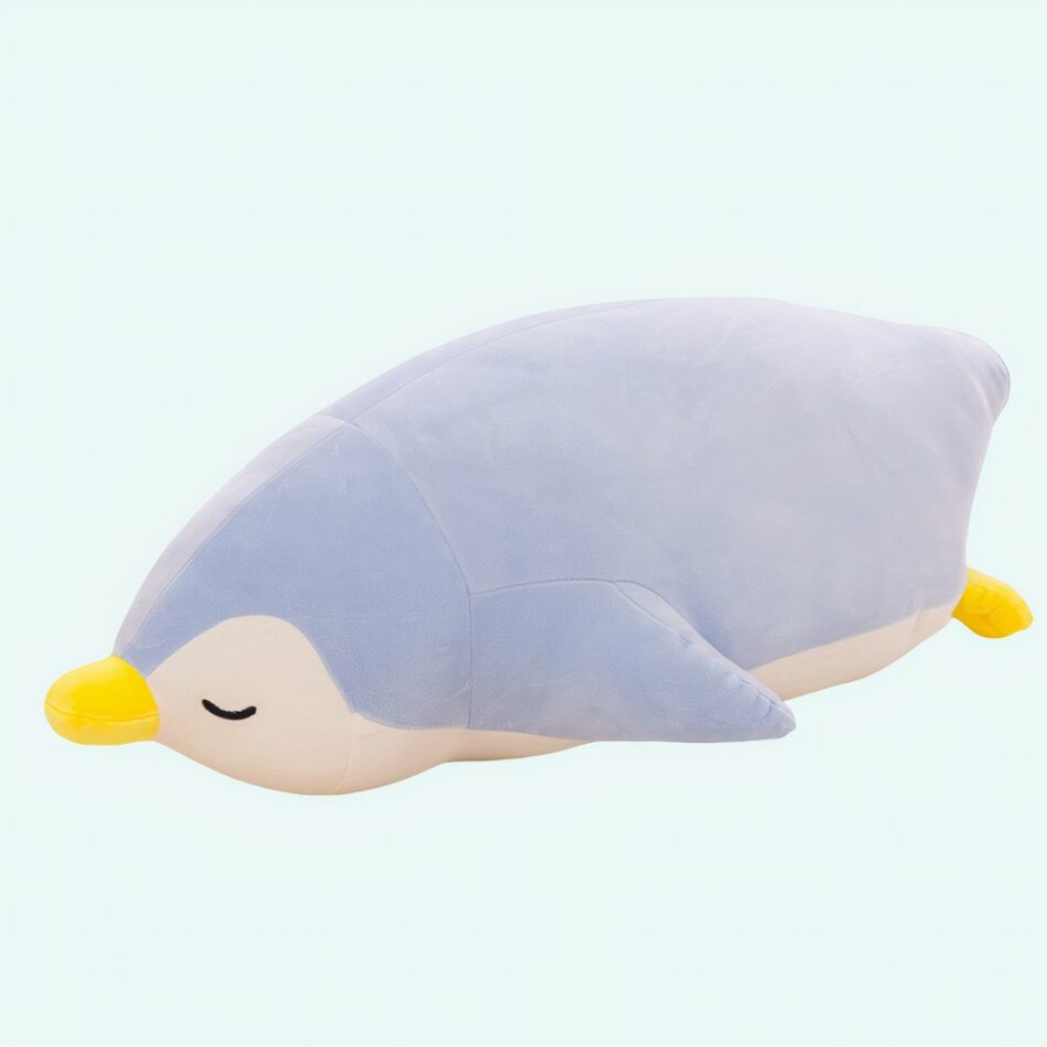 Peluche pingouin manchot bleu