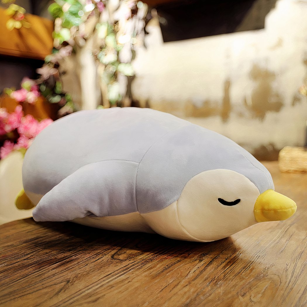 Peluche pingouin manchot bleu