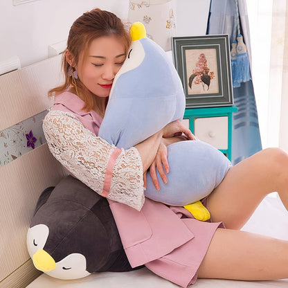 Peluche pingouin manchot bleu