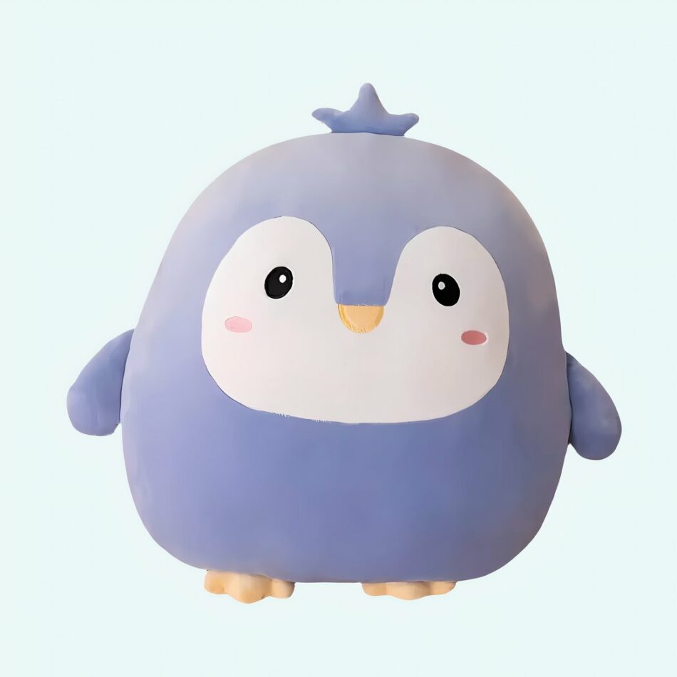 Peluche pingouin toute ronde