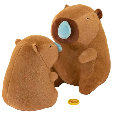 Peluche douce capybara enrhumé