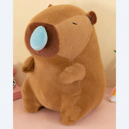 Peluche douce capybara enrhumé